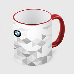 Кружка 3D BMW, цвет: 3D-красный кант