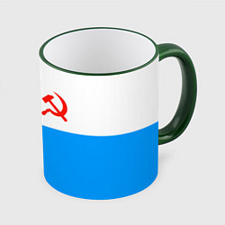 Кружка 3D ВМФ СССР, цвет: 3D-зеленый кант