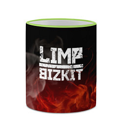 Кружка 3D LIMP BIZKIT, цвет: 3D-светло-зеленый кант — фото 2