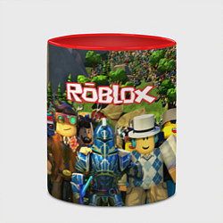 Кружка 3D ROBLOX, цвет: 3D-белый + красный — фото 2