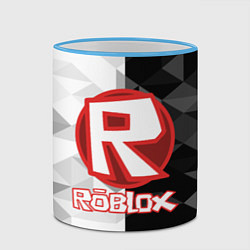 Кружка 3D ROBLOX, цвет: 3D-небесно-голубой кант — фото 2