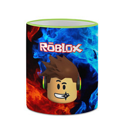 Кружка 3D ROBLOX, цвет: 3D-светло-зеленый кант — фото 2