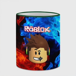 Кружка 3D ROBLOX, цвет: 3D-зеленый кант — фото 2