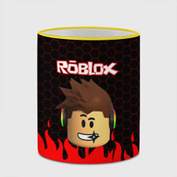 Кружка 3D ROBLOX, цвет: 3D-желтый кант — фото 2