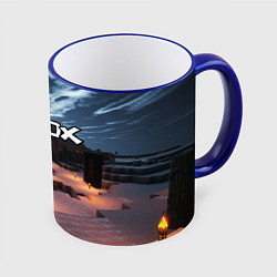 Кружка 3D ROBLOX, цвет: 3D-синий кант