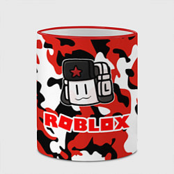 Кружка 3D ROBLOX, цвет: 3D-красный кант — фото 2