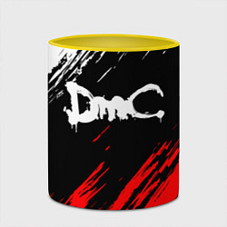 Кружка 3D DEVIL MAY CRY DMC, цвет: 3D-белый + желтый — фото 2