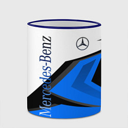 Кружка 3D Mercedes-Benz, цвет: 3D-синий кант — фото 2