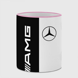 Кружка 3D MERCEDES AMG, цвет: 3D-розовый кант — фото 2