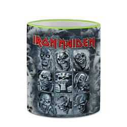 Кружка 3D Iron Maiden, цвет: 3D-светло-зеленый кант — фото 2