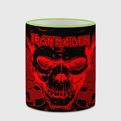 Кружка 3D Iron Maiden, цвет: 3D-светло-зеленый кант — фото 2