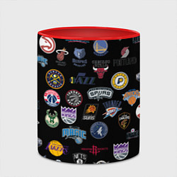 Кружка 3D NBA Pattern, цвет: 3D-белый + красный — фото 2