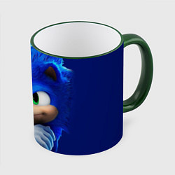 Кружка 3D SONIC, цвет: 3D-зеленый кант
