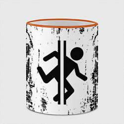 Кружка 3D PORTAL, цвет: 3D-оранжевый кант — фото 2