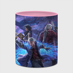 Кружка 3D DEVIL MAY CRY, цвет: 3D-белый + розовый — фото 2
