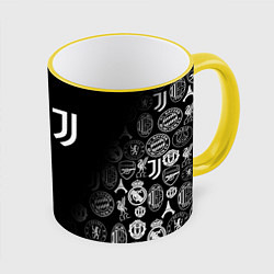 Кружка 3D JUVENTUS, цвет: 3D-желтый кант