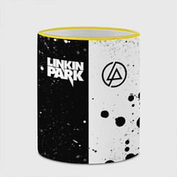 Кружка 3D LINKIN PARK, цвет: 3D-желтый кант — фото 2