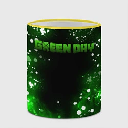 Кружка 3D GreenDay, цвет: 3D-желтый кант — фото 2