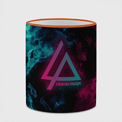 Кружка 3D LINKIN PARK, цвет: 3D-оранжевый кант — фото 2