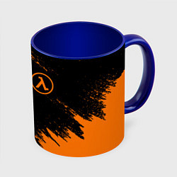 Кружка 3D HALF-LIFE, цвет: 3D-белый + синий