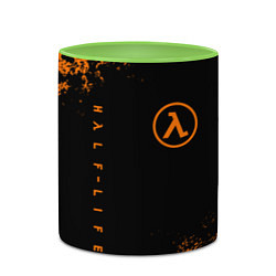 Кружка 3D HALF-LIFE, цвет: 3D-белый + светло-зеленый — фото 2