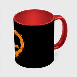 Кружка 3D HALF-LIFE, цвет: 3D-белый + красный