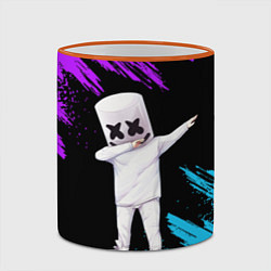 Кружка 3D Marshmello, цвет: 3D-оранжевый кант — фото 2