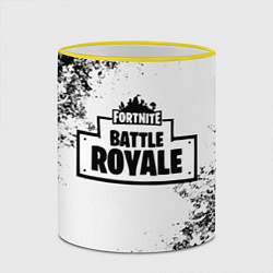 Кружка 3D Fortnite & Marshmello, цвет: 3D-желтый кант — фото 2