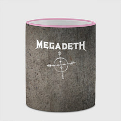 Кружка 3D Megadeth, цвет: 3D-розовый кант — фото 2