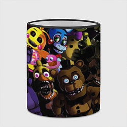 Кружка 3D Five Nights At Freddy's, цвет: 3D-черный кант — фото 2