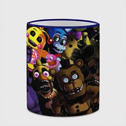 Кружка 3D Five Nights At Freddy's, цвет: 3D-синий кант — фото 2