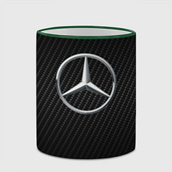 Кружка 3D MERCEDES, цвет: 3D-зеленый кант — фото 2