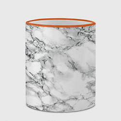 Кружка 3D Мрамор, цвет: 3D-оранжевый кант — фото 2