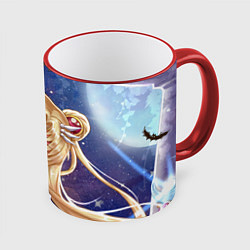 Кружка 3D SAILOR MOON, цвет: 3D-красный кант