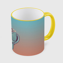 Кружка 3D Good Viber, цвет: 3D-желтый кант