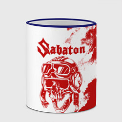 Кружка 3D Sabaton, цвет: 3D-синий кант — фото 2