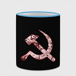Кружка 3D Anime USSR, цвет: 3D-небесно-голубой кант — фото 2