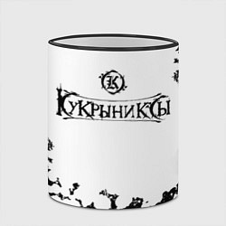 Кружка 3D Кукрыниксы Лого, цвет: 3D-черный кант — фото 2