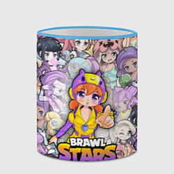 Кружка 3D BrawlStars Girls Oko, цвет: 3D-небесно-голубой кант — фото 2