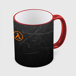 Кружка 3D HALF-LIFE, цвет: 3D-красный кант