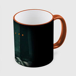 Кружка 3D HALF-LIFE, цвет: 3D-оранжевый кант