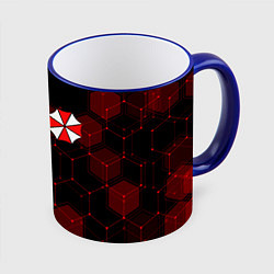 Кружка 3D UMBRELLA CORP, цвет: 3D-синий кант