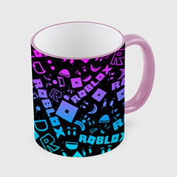 Кружка 3D Roblox, цвет: 3D-розовый кант