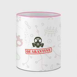 Кружка 3D Quarantine, цвет: 3D-розовый кант — фото 2