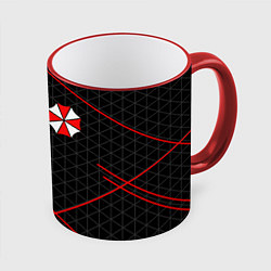 Кружка 3D UMBRELLA CORP, цвет: 3D-красный кант