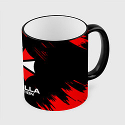 Кружка 3D Umbrella Corporation, цвет: 3D-черный кант