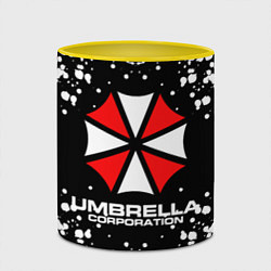 Кружка 3D Umbrella Corporation, цвет: 3D-белый + желтый — фото 2