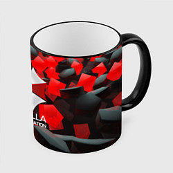 Кружка 3D Umbrella Corp, цвет: 3D-черный кант