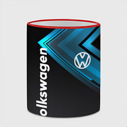 Кружка 3D Volkswagen, цвет: 3D-красный кант — фото 2