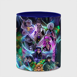 Кружка 3D KIMETSU NO YAIBA, цвет: 3D-белый + синий — фото 2